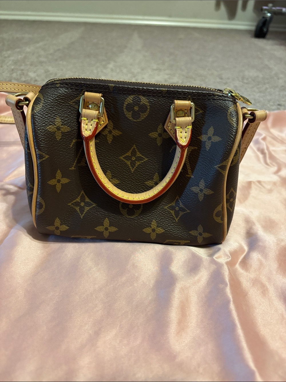 Louis Vuitton Authentic Monogram Nano Speedy